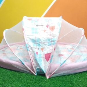 Portable Baby Bed with Soft Mattress & Net